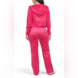 NWT Juicy Couture pink Track Suit sweatsuit size large